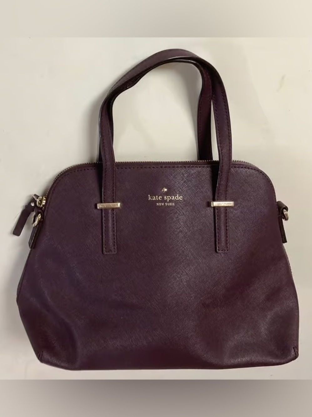 Kate Spade Plum Cedar Satchel